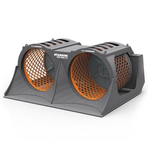 Cupa screening dubla cu cuplare frontala